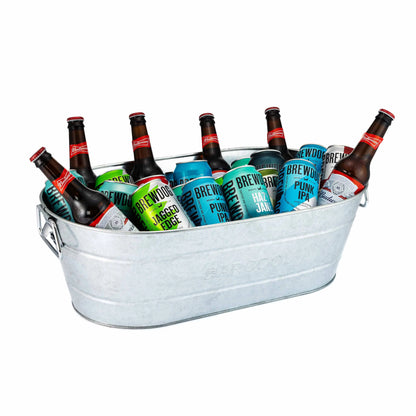 Barcool 20L Galvanised Steel Party Tub Beverage Oasis