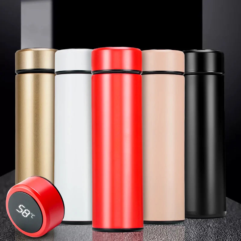 LED Temperature Display Thermos Bottle