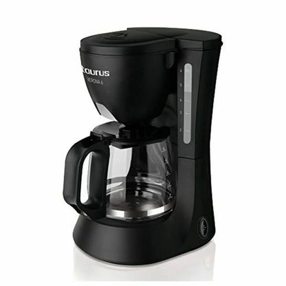 Drip Coffee Machine Taurus VERONA 6 NEW Black 600 W 600 ml Bigbuy