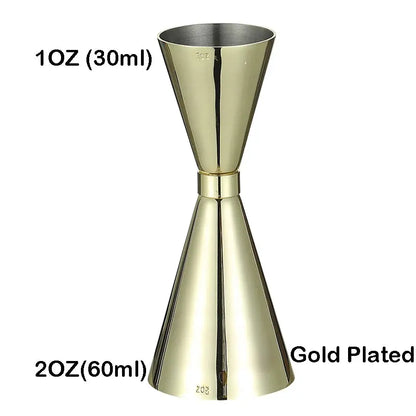 Stainless Steel Jigger Cocktail Bar Measures, Bar Accessories - Beverage Oasis