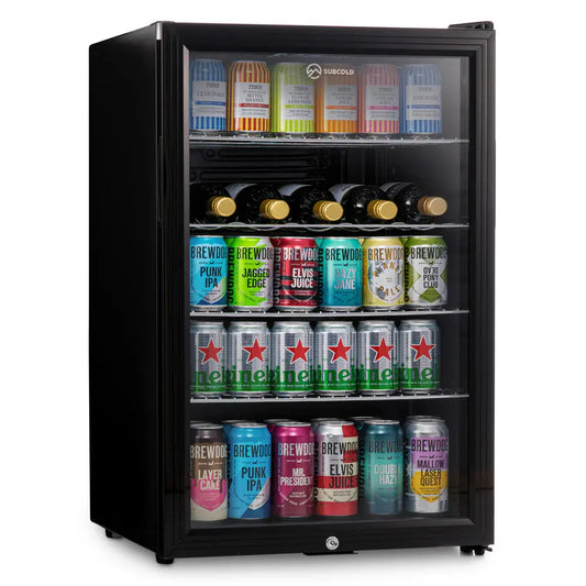 Super 115 LED Beer Fridge - Black Beverage Oasis