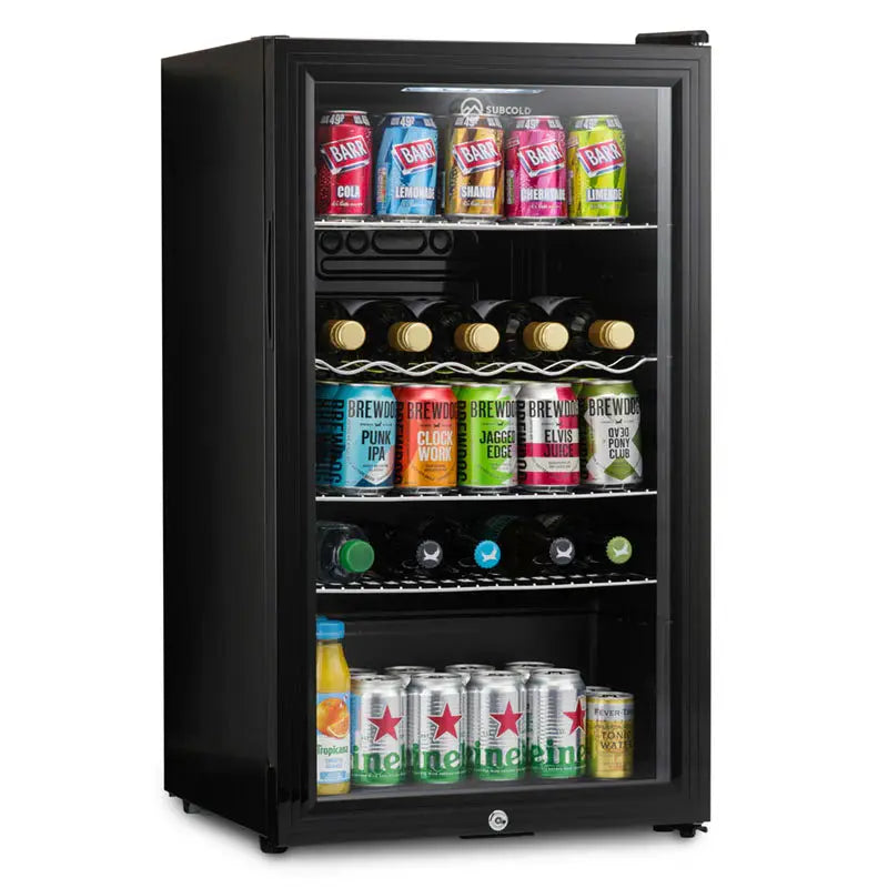 Subcold Super 85 LED Beer Fridge - Black Subcold