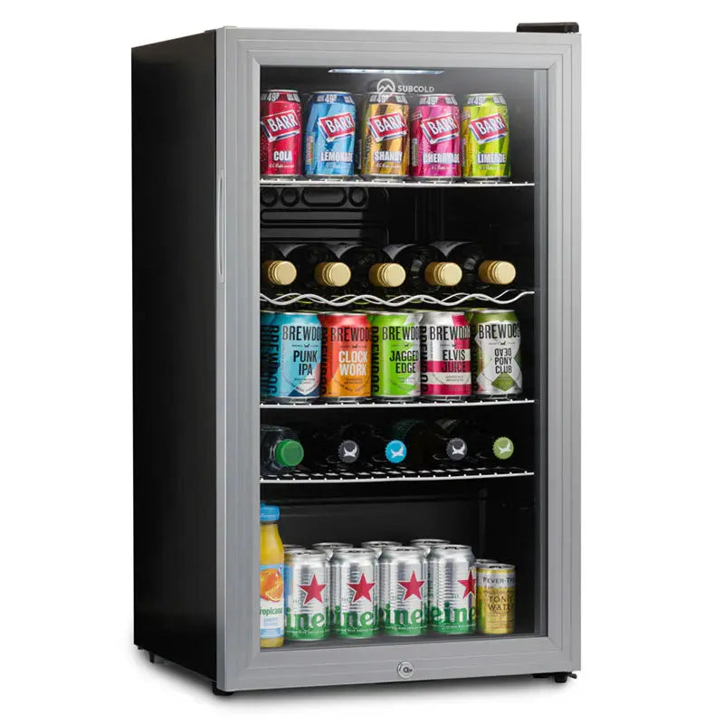 Subcold Super 85 LED Beer Fridge - Black Subcold